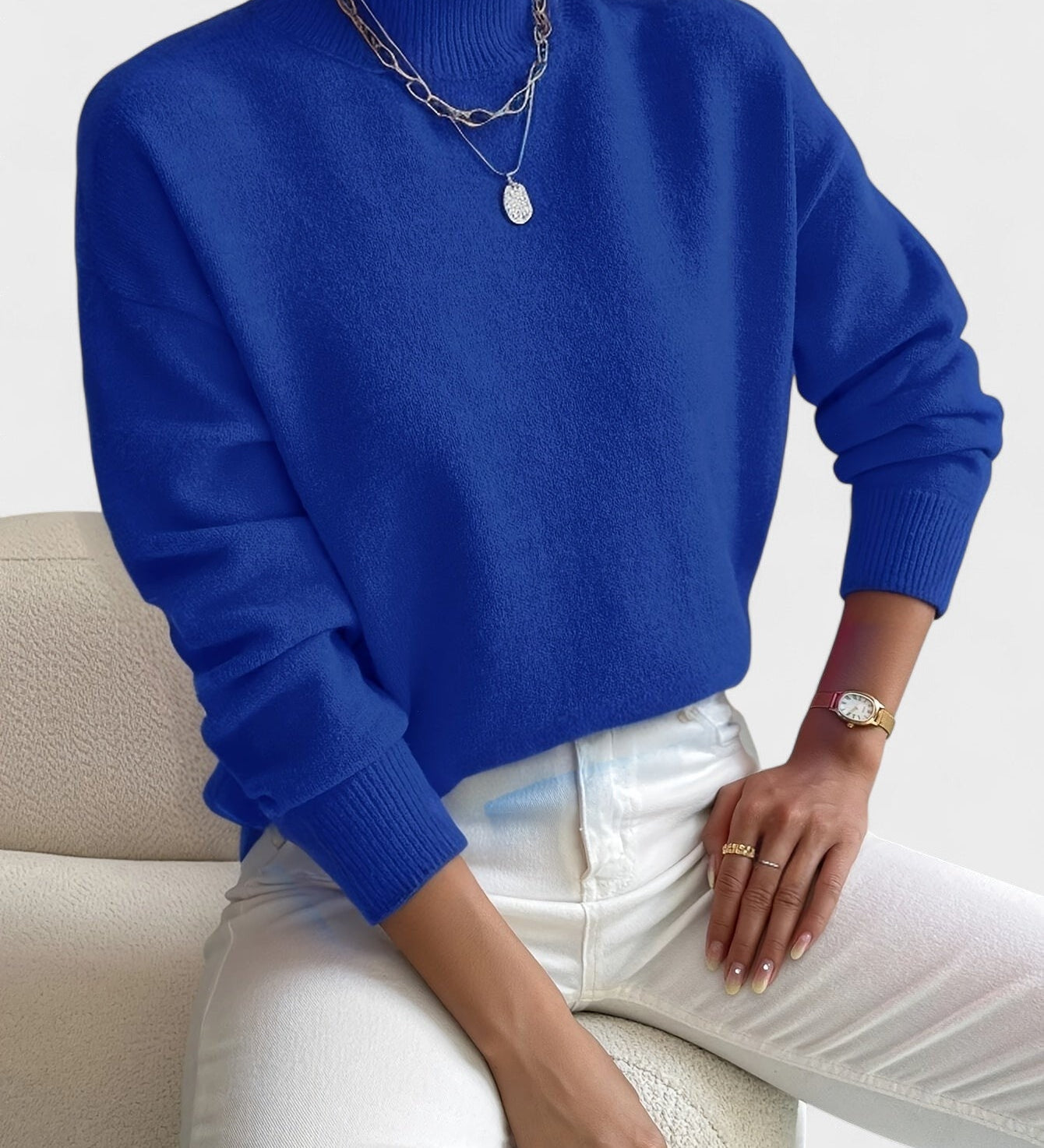 Petra™ | Pull Élegant à Col Montant