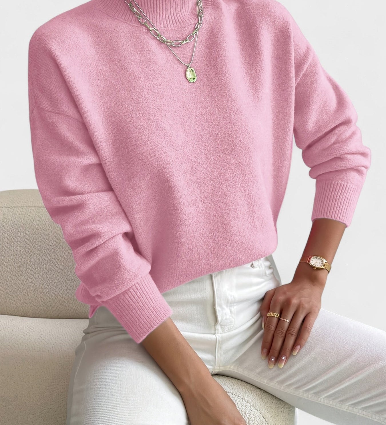Petra™ | Pull Élegant à Col Montant