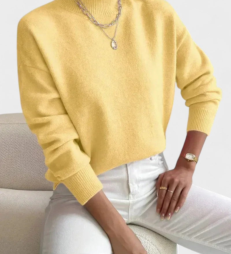Petra™ | Pull Élegant à Col Montant
