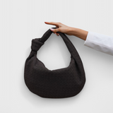 Sac tissé moyen lilas avec détail en nœud