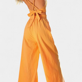 Gilet en Dentelle Dos Nu Valentina et Pantalon Large