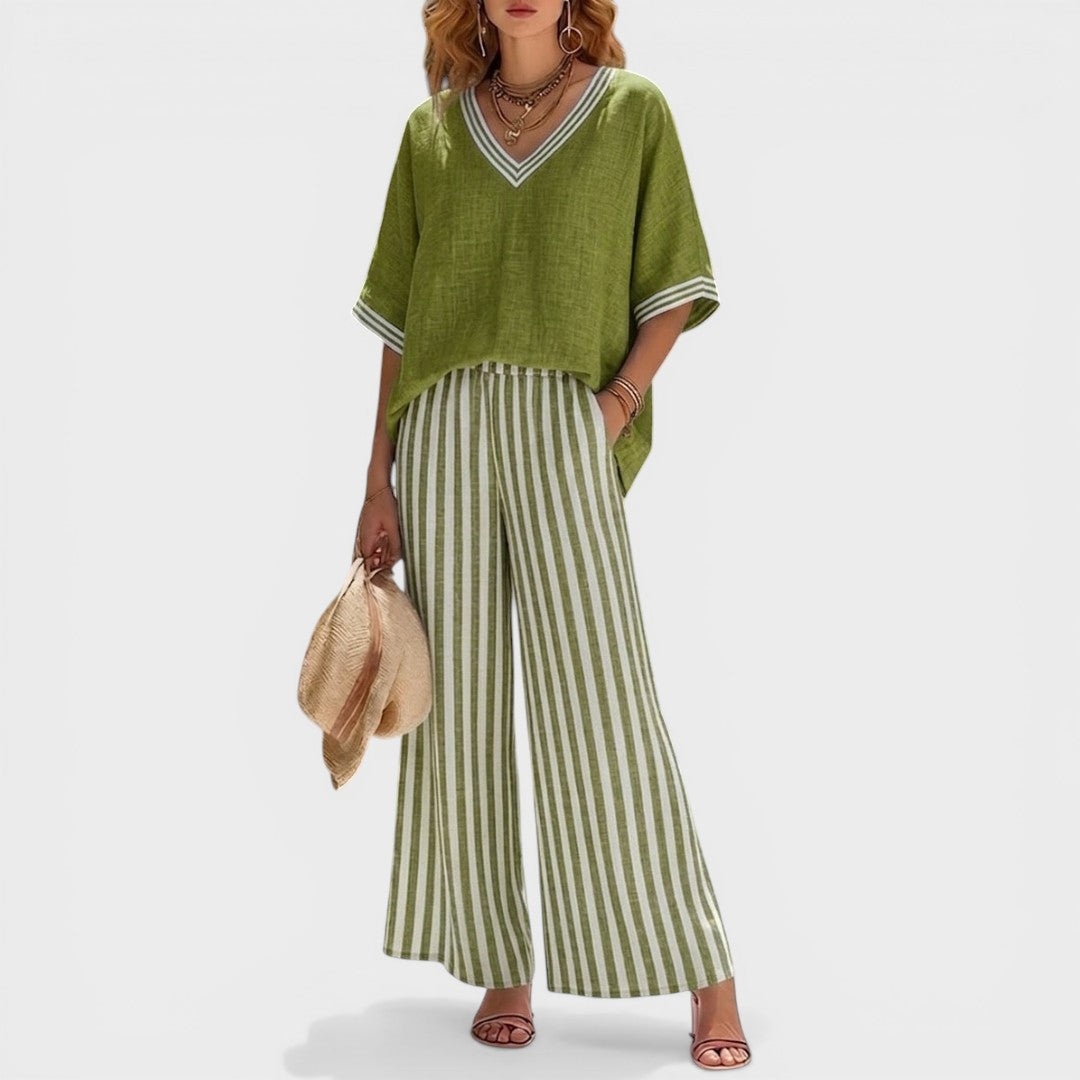 Ana™ | Ensemble en Lin Élégant
