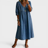 María™ | Robe en Jean Élégante