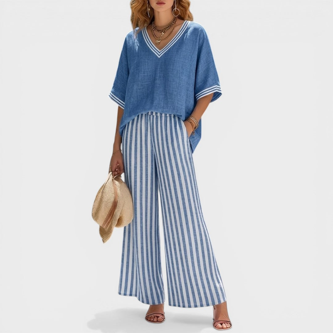 Ana™ | Ensemble en Lin Élégant