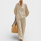 Julia™ | Ensemble en Lin Élégant