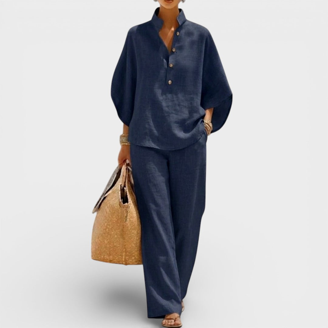 Julia™ | Ensemble en Lin Élégant