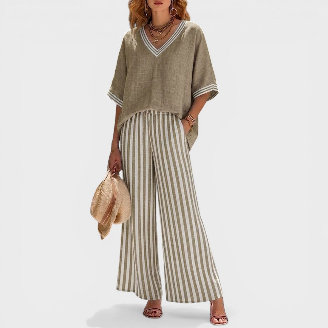 Ana™ | Ensemble en Lin Élégant