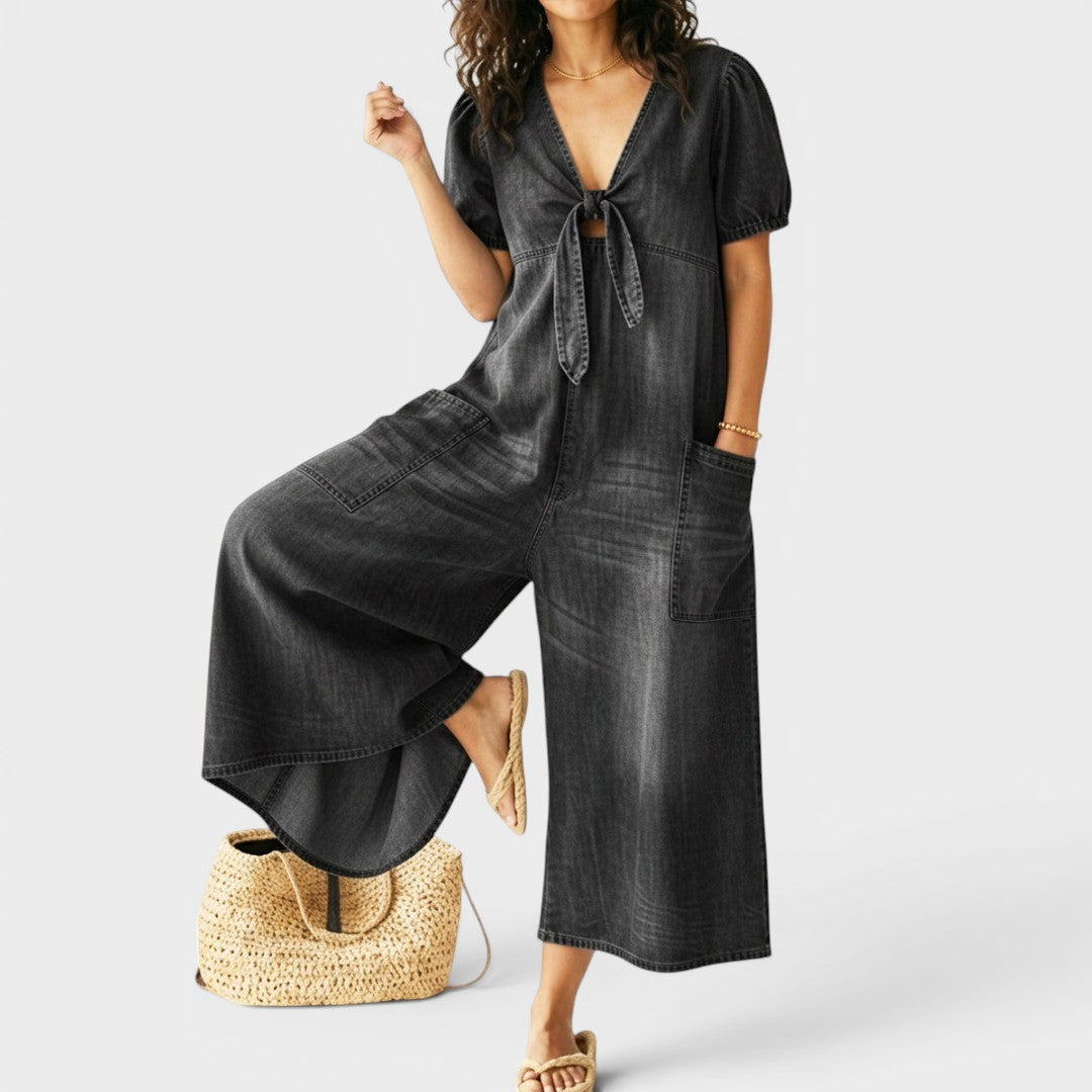 Paula™ | Combinaison en Jean Élégante