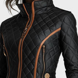 Laura™ | Veste Matelassée en Diamant