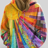 Laura™ | Hoodie Patchwork Multicolore