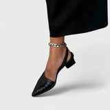 Ela – Chaussures élégantes avec un talon ouvert