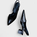 Ela – Chaussures élégantes avec un talon ouvert