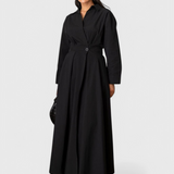 Robe Maxi Longue Celina avec Revers